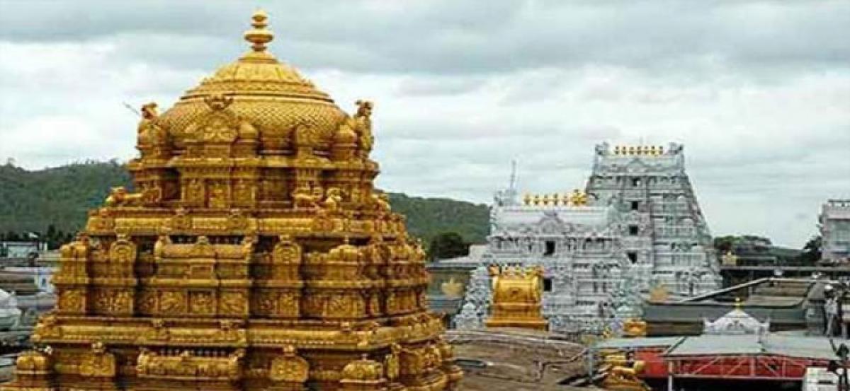 Vice-presidents son donates minibus to Lord Venkateswara