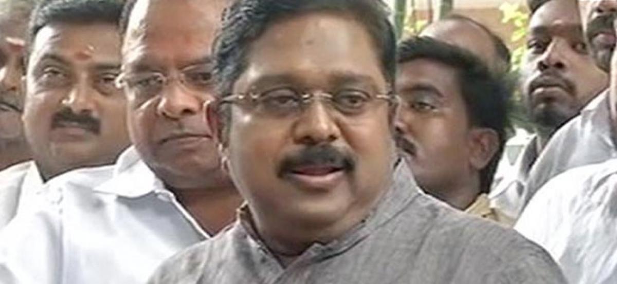 AIADMK crisis: TTV Dhinakaran hits back at corrupt Palaniswami