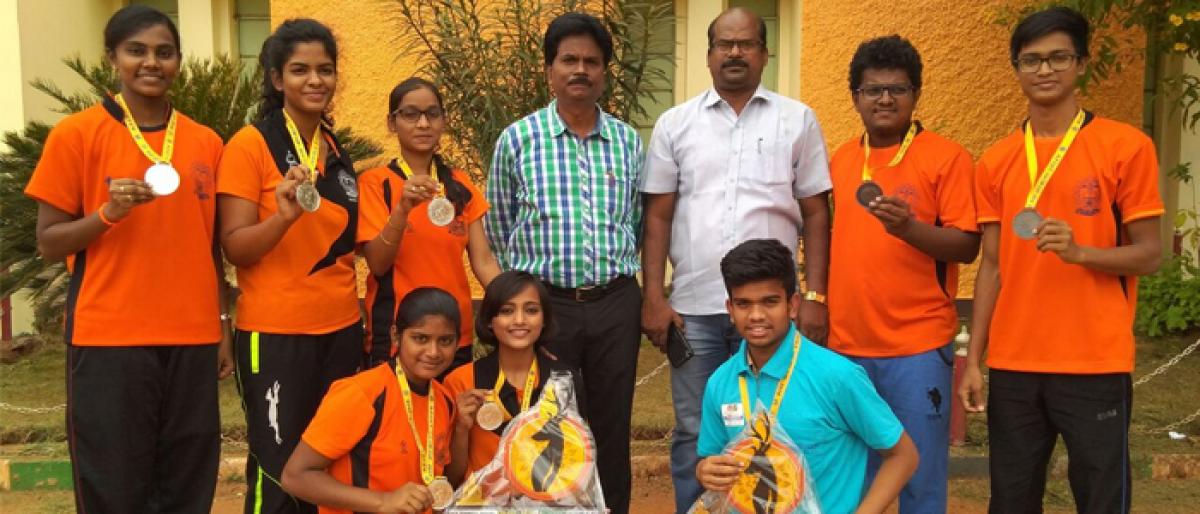 Krishna University teams excel in CM Cup