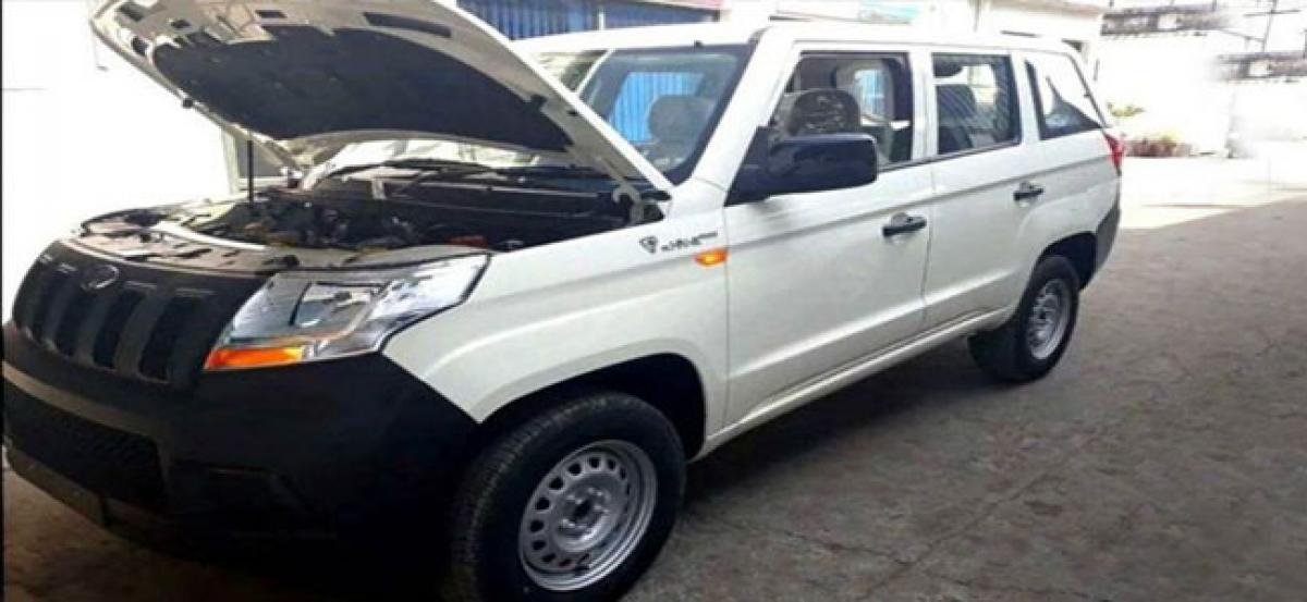 Longer Mahindra TUV 300 Plus Coming Soon (Clear Shots Of The MPV Inside)