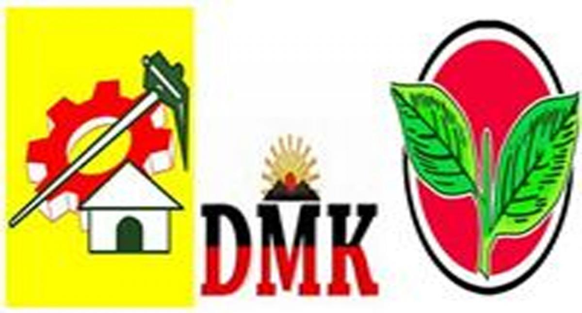 TDP team meets DMK, alleges snub by AIADMK