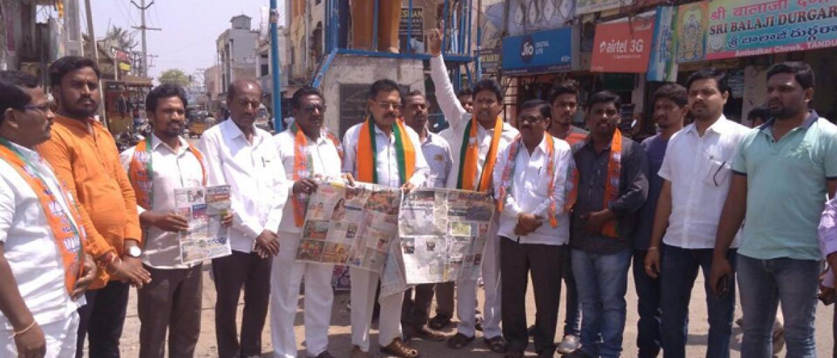 BJP objects to print media attack