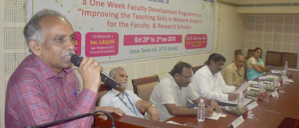 Workshop on teaching skills begins in Kakinada