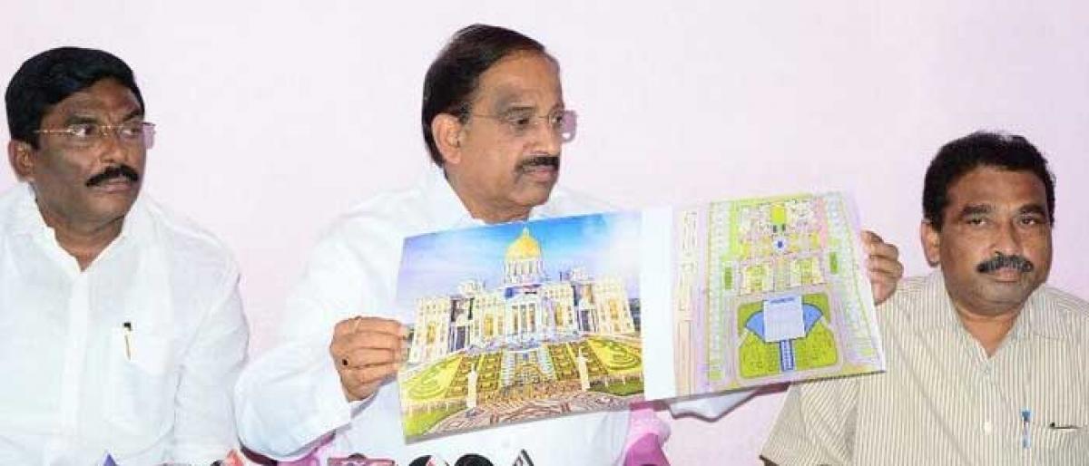 Tummala reveals Telangana New Secretariat blueprint