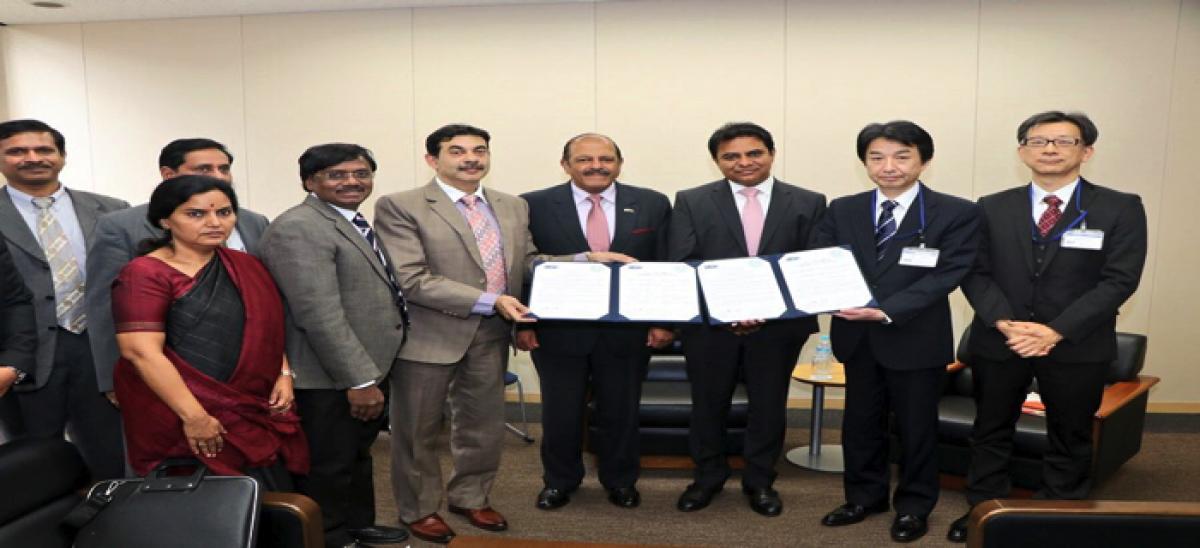 Telangana Govt enters an MoU with Clean Authority of Tokyo