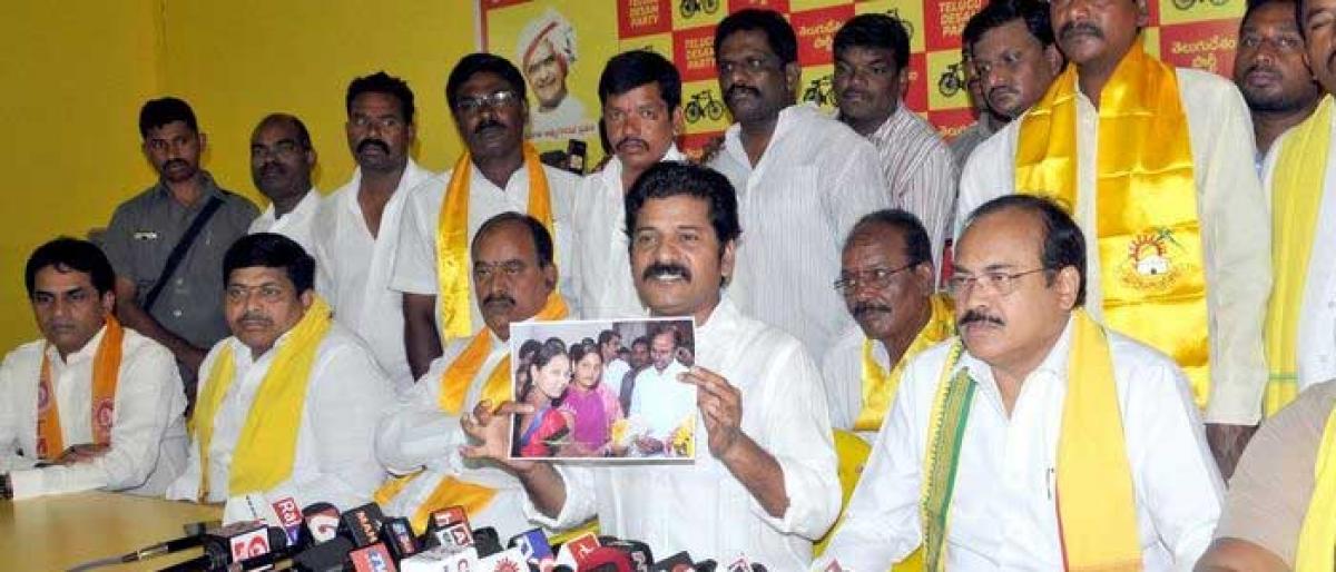 TRS has opposition from within its ranks: Revanth