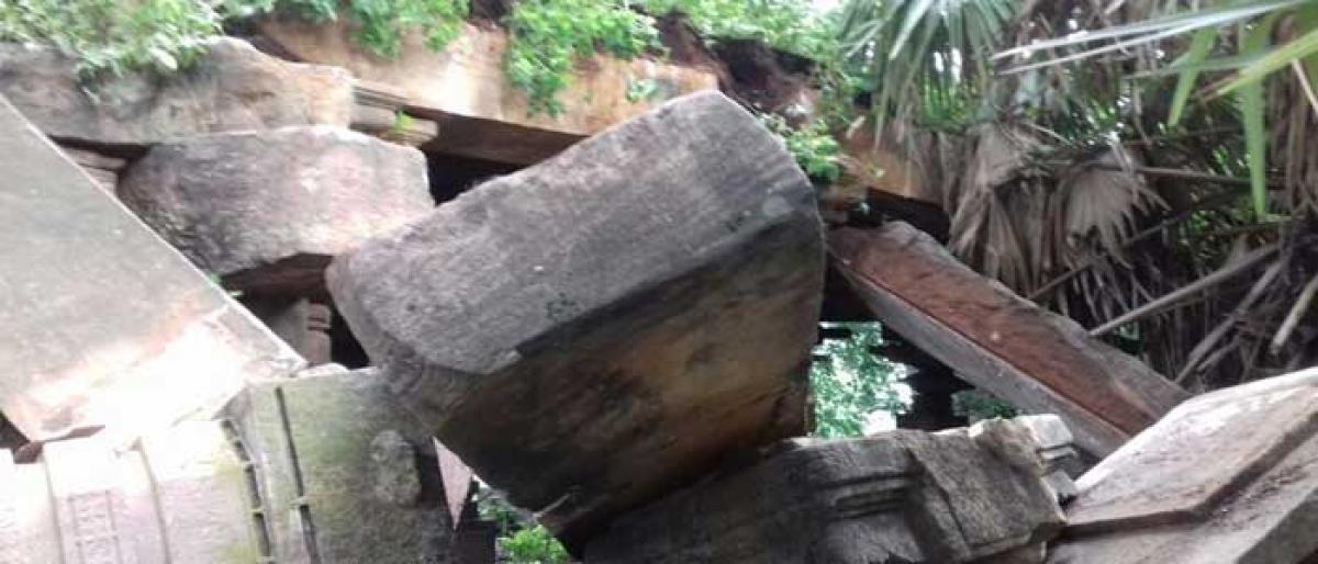 Historical Shivalayam temple neglected