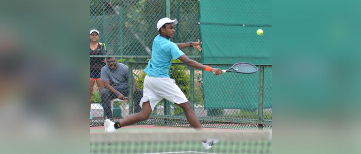 Sandeepti, Sarah spring surprises in Under 18 Tennis Tournament