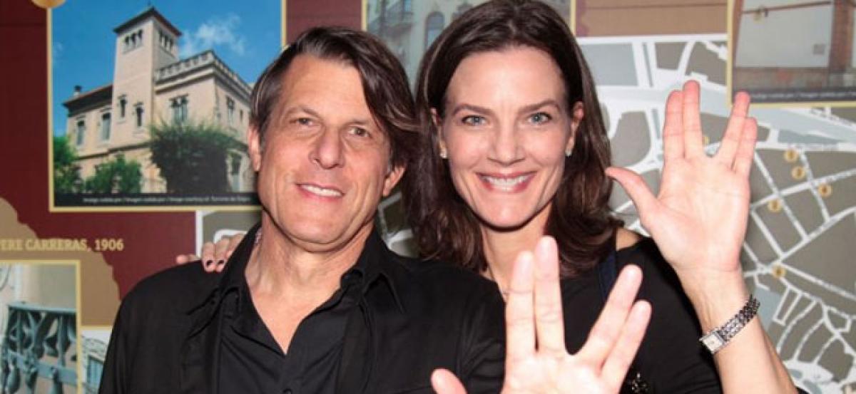 Leonard Nimoys son engaged to Star Trek actor Terry Farrell