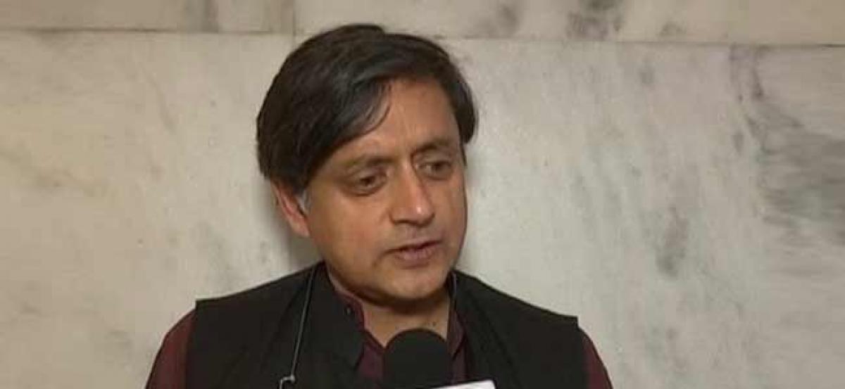 Jadhav meeting kin is step forward, but deeply unsatisfactory: Tharoor