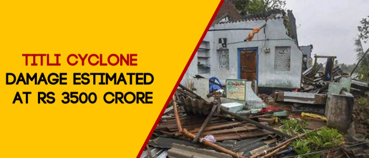 Titli Cyclone Damage Estimated at Rs 3500 Crore