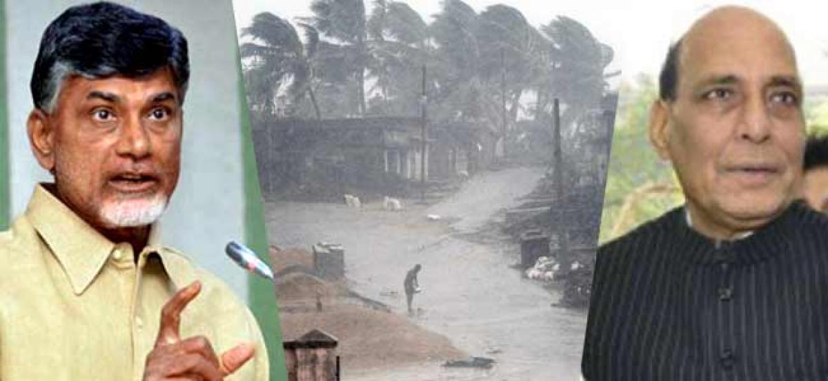 Why didnt Rajnath visit Titlli cyclone victims?