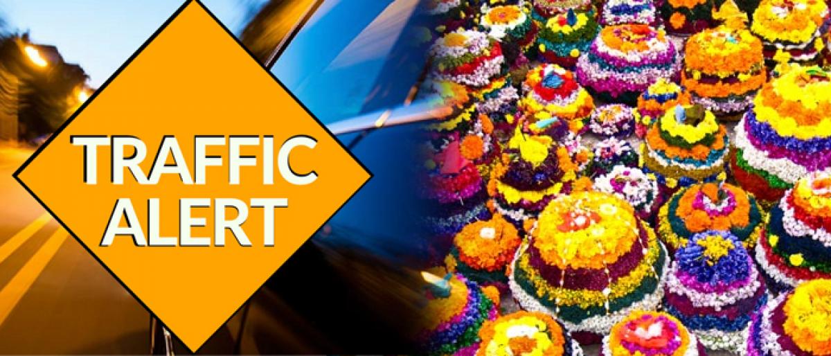 Traffic restrictions for Saddula Bathukamma in Hyderabad