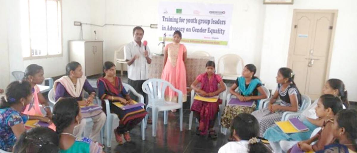Leaders get training in Advocacy on Gender Equality in Ongole