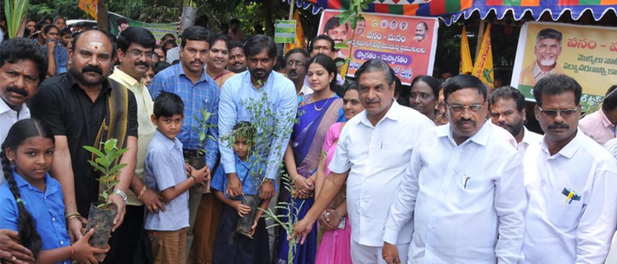 People told to grow more trees in rajahmundry