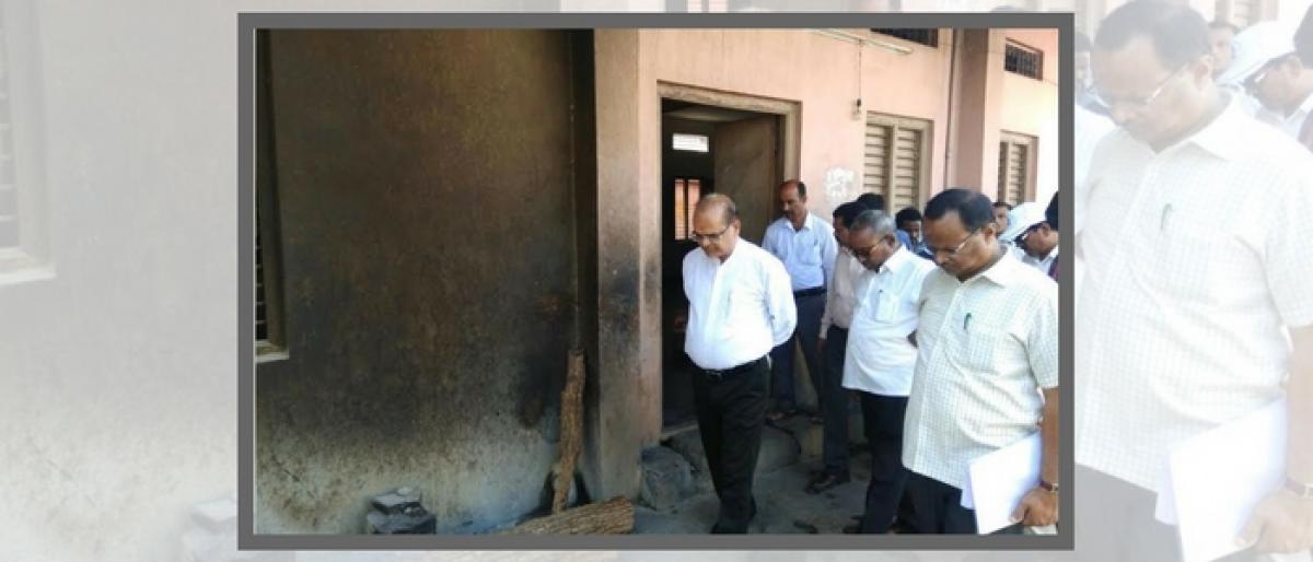 Tribal Welfare Commissioner inspects school in Bhadrachalam