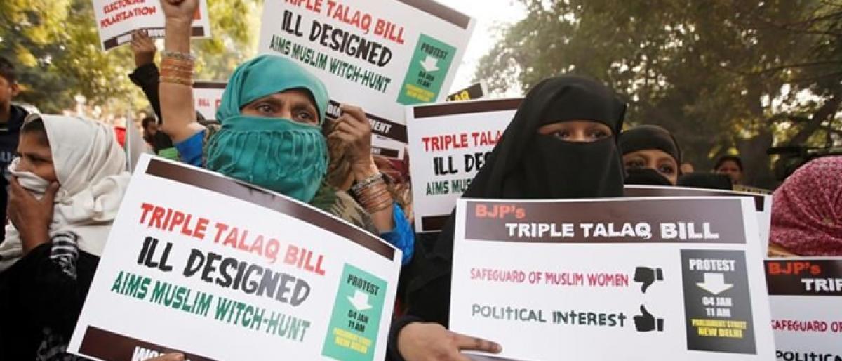 Triple talaq now a criminal offence