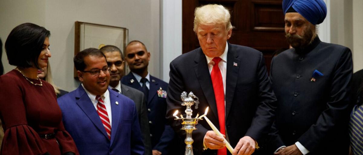 Trump celebrates Diwali, leaves out Hindus in tweet