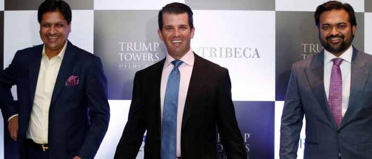 Trump Jr in India to sell luxury flats