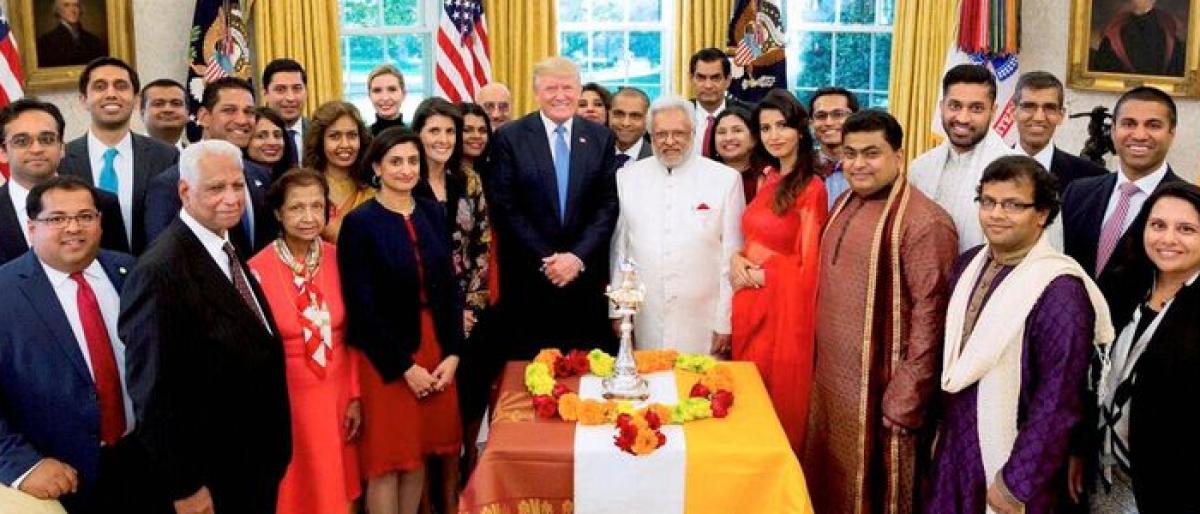 Trump celebrates Diwali, hails India