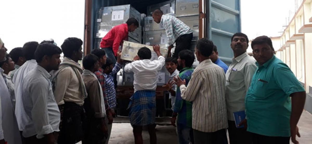 Assembly polls: EVMs arrive in Gadwal