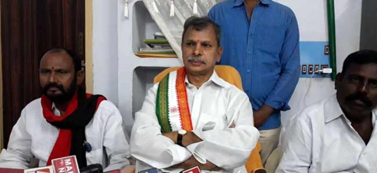 There is no wrong TDP joined hands with Congress-PCC vice president