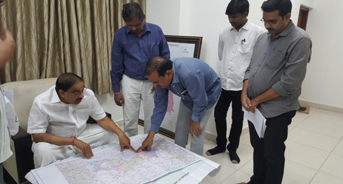 Minister Tummala Nageswara Rao reviews Seetha Rama Project works