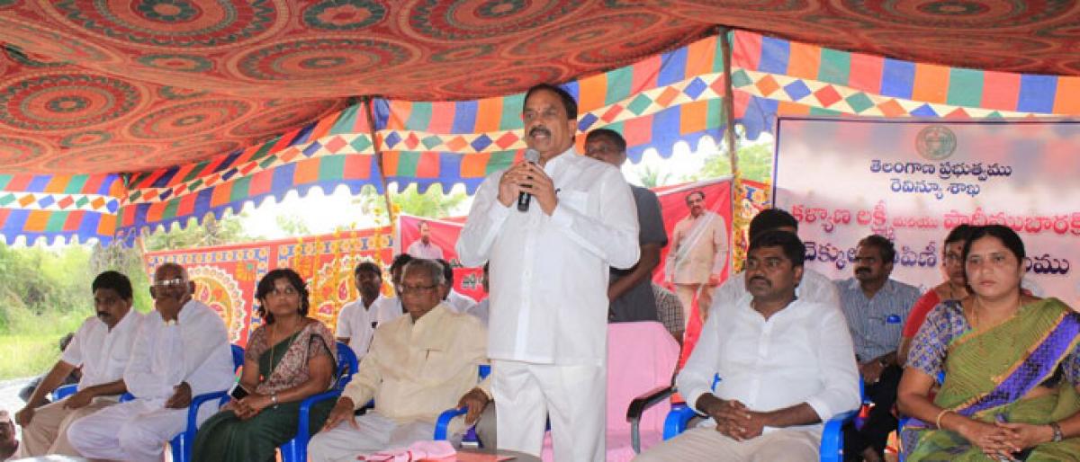 TRS committed to welfare of downtrodden: Minister