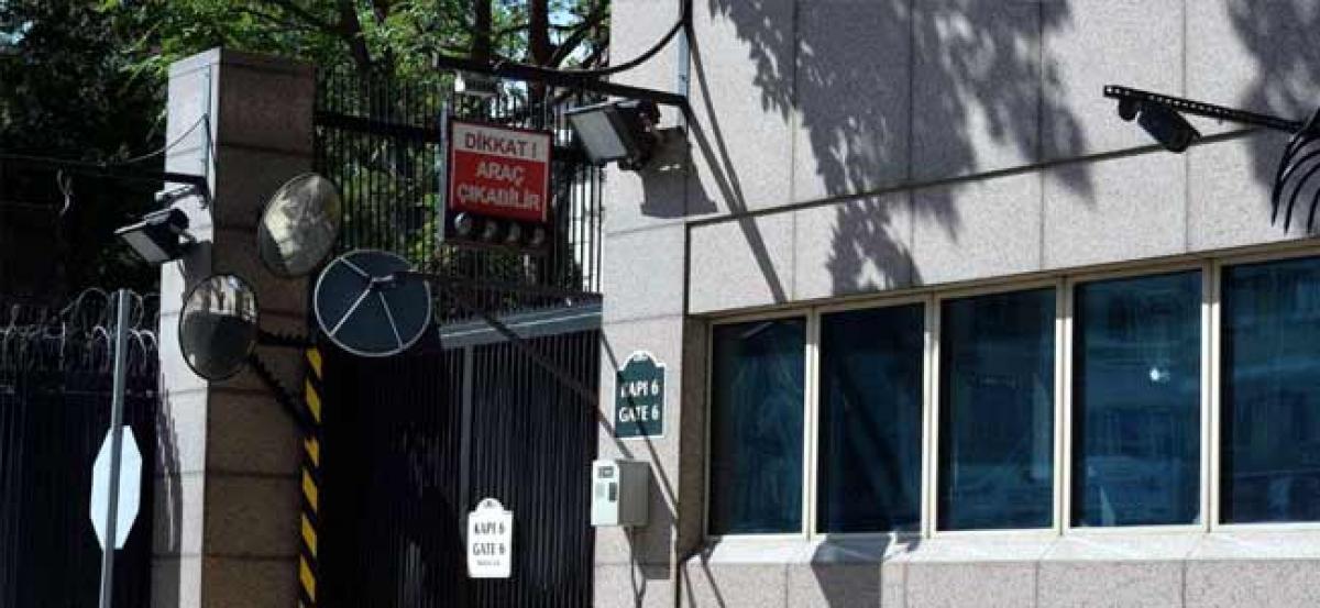 2 detained after shots are fired at US Embassy in Turkey
