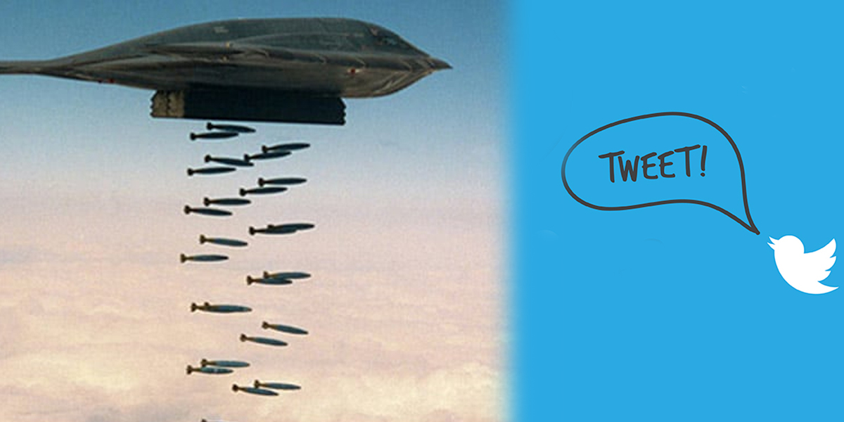 US Military Apologises For New Years Eve Tweet About Dropping Bombs