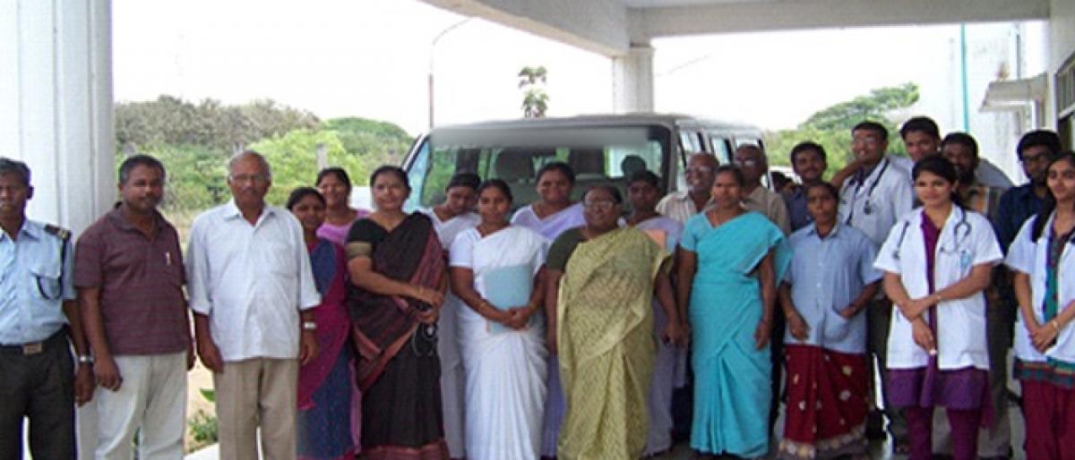 Prakasam district Urban Health Centers contract staff demands equal pay for equal work