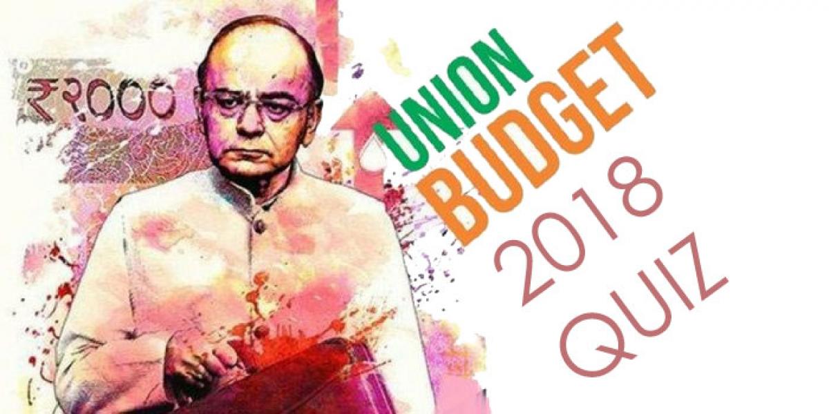 Quiz on Union Budget 2018
