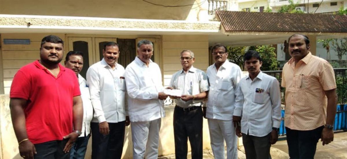 MLA hands over Chief Minister Relief Fund cheques