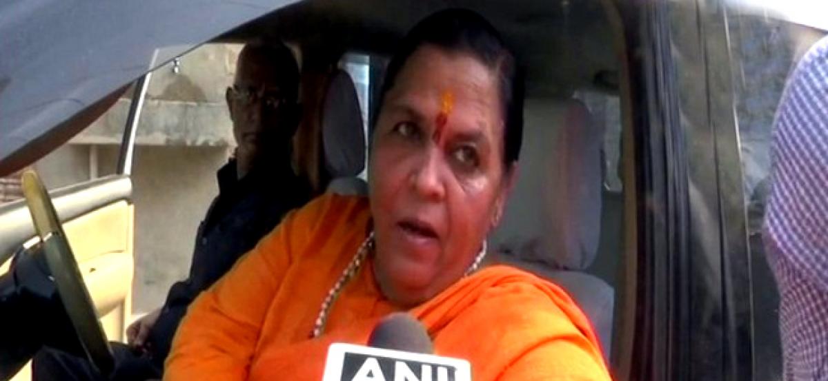 Dont link Ayodhya matter with 2019 elections: Uma Bharti to Opposition