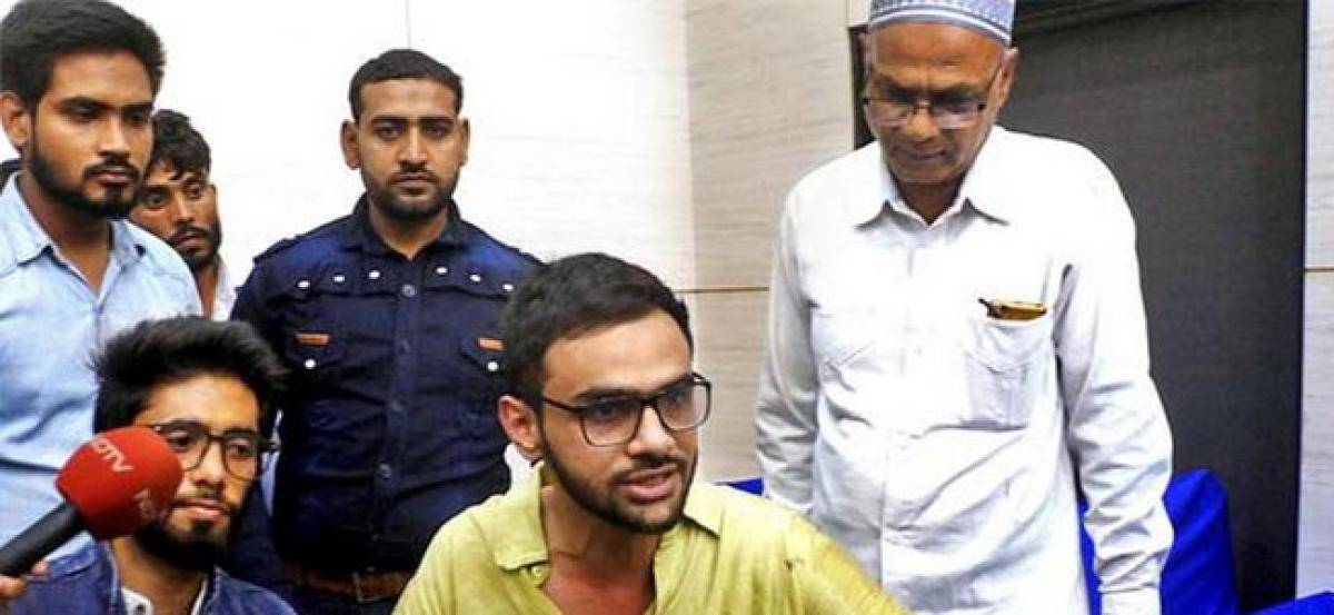Police suspects two persons in connection with attack on Umar Khalid