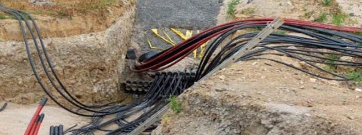 Underground cabling project going at snail’s pace