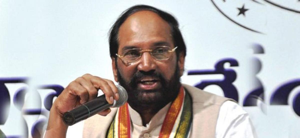 Congress ready to checkmate TRS in next elections: Uttam