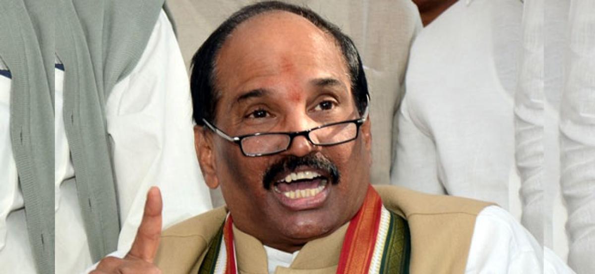 KCR washing off his hands from 12% Muslim quota promise: Uttam