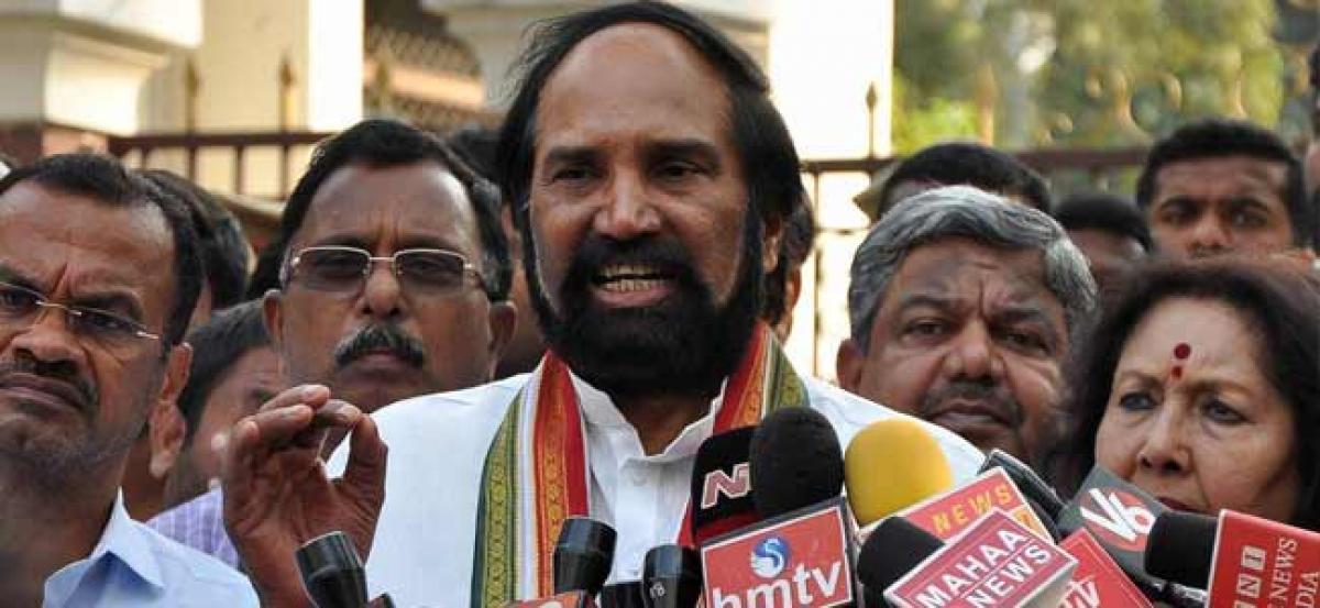 Telangana is being ruled by betrayers, alleges Uttam