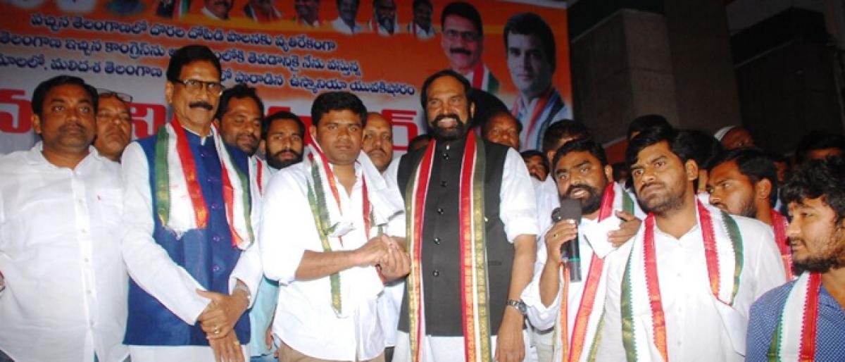 KCR balking at SC categorisation: Uttam