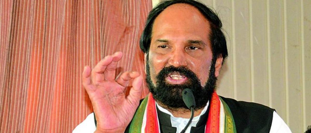 TRS Govt trying to sabotage Rahul’s tour : Uttam