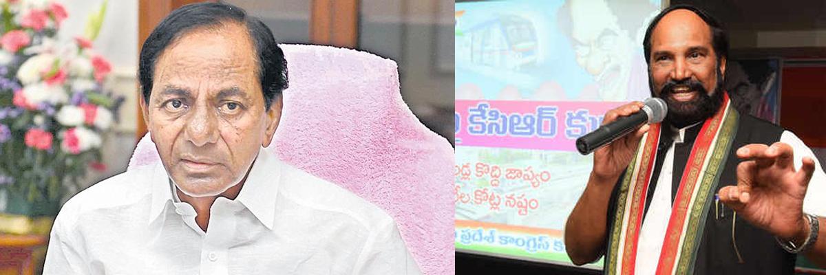 Campaigning turns caustic... Uttam fires fusillade of charges against KCR