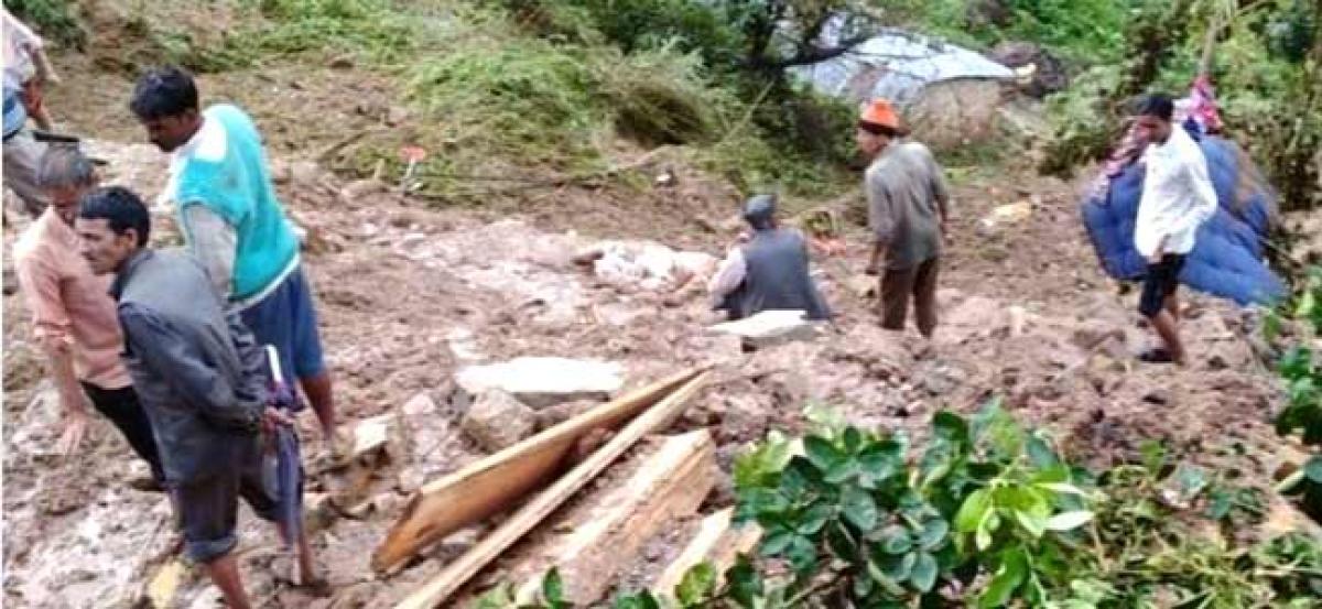 3 dead, 8 feared trapped after landslides in U’khand village