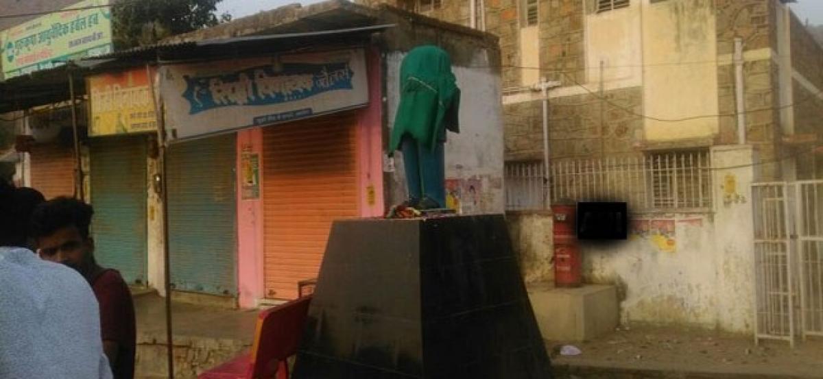 Ambedkars statue vandalised in Achrol