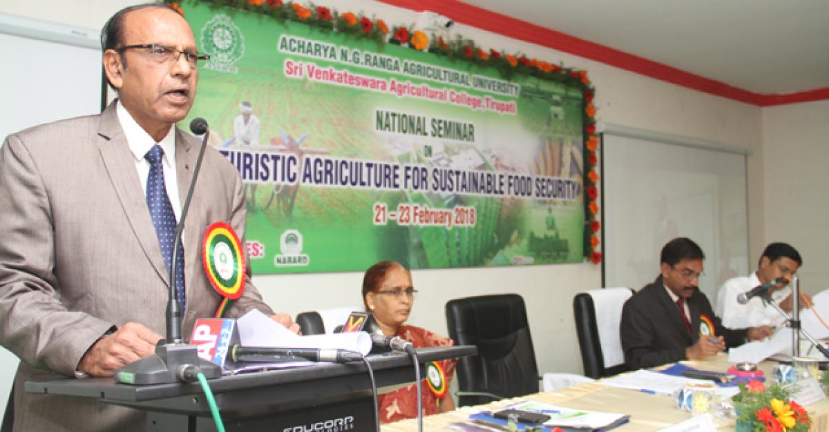 Food security, a major challenge to agri scientists: ANGRAU V-C