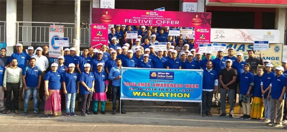 Walkathon against corruption