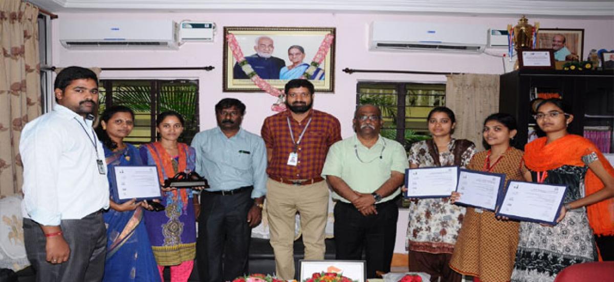 Vishnu students bag GYTI awards