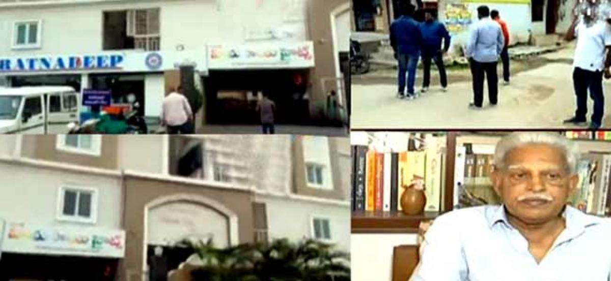 Pune Police Raids on Varavara Rao House in Hyderabad