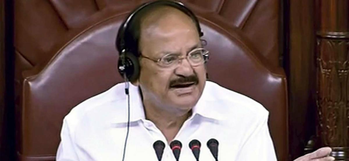 Rajya Sabha Chairman Venkaiah Naidu kicks off poll process for deputy chairman