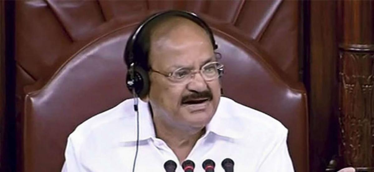 Venkaiah Naidu makes record, speaks in ten languages in Rajya Sabha